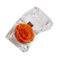 thumbnail image 2 of 1pcs Preserved Flower Eternity Rose Never Withered Rose Gift For Valentine's Day Birthday And Anniversary With Drawer Gift Box (orange), 2 of 2