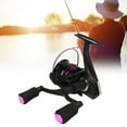 thumbnail image 4 of Reel, Accuracy Cold Forging Metal Lightweight  Reel Glossy Tactility Double Rocker Arm With Line Cup For Ice Fishing 3000, 4 of 8