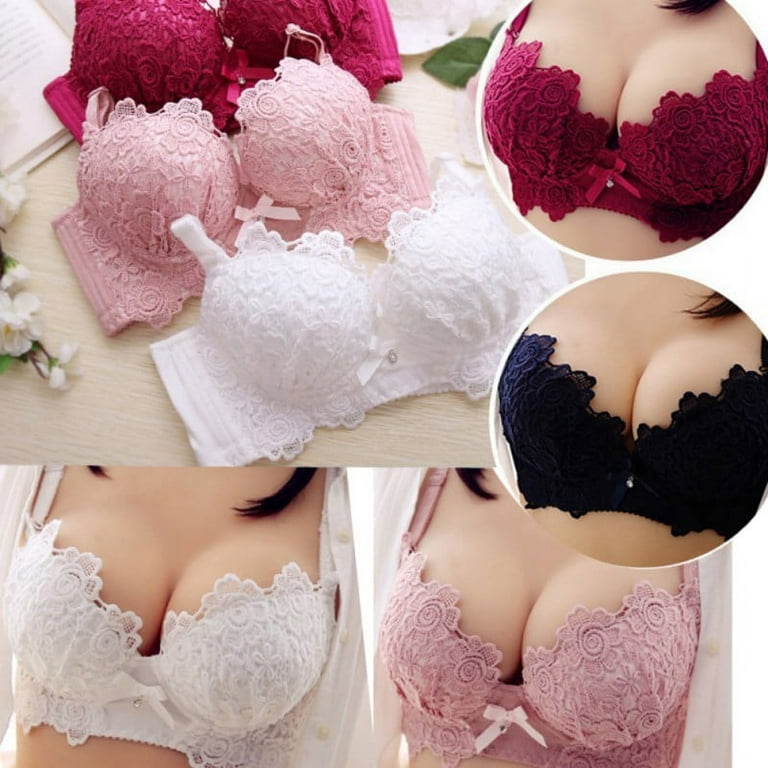 Women Cotton Push Up Bra Set Lingerie Underwear Bralet Set bra and