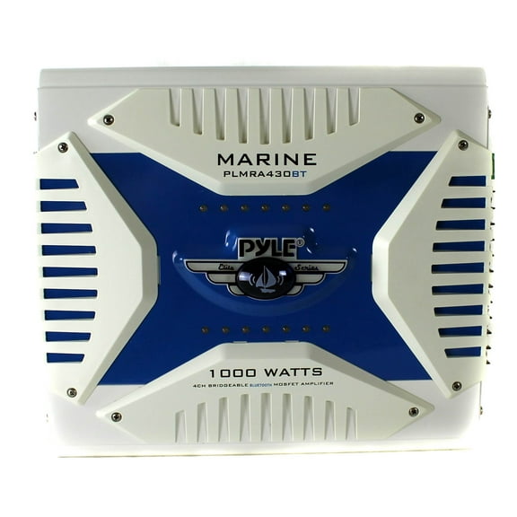 Pyle Elite PLMRA430BT 1000W 4 Channel Amplifier Bluetooth Marine ATV Amp