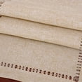 thumbnail image 3 of Grelucgo Camino De Mesa O Bufanda De Tocador Hecho A Mano Con Vainica, Color Beige, Rectangular, 14 X 36 Pulgadas, 3 of 5