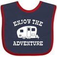 thumbnail image 3 of Inktastic Enjoy the Adventure RV Boys or Girls Baby Bib, 3 of 4