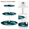 thumbnail image 2 of Cupcake Dessert Display Holder Tower Decorations For Party Wedding Birthday Anniversary Light Blue, 2 of 8