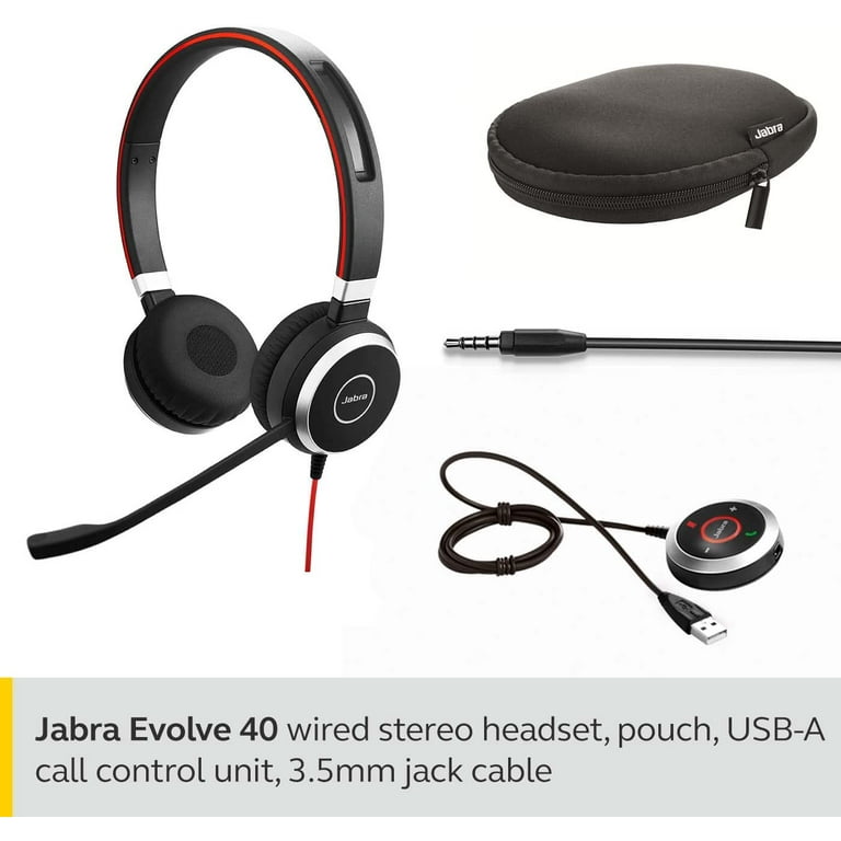 Free Shipping! Jabra Evolve 40 Stereo UC Wired Headset Free Shipping! Jabra Evolve 40 Stereo UC Wired Headset