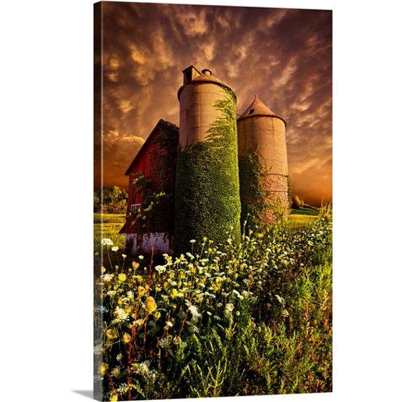 Great BIG Canvas Phil Koch Premium Thick-Wrap Canvas entitled Stillness Of Dawn