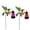 B, variant on Solar Hummingbird & Palace Lantern Outdoor Stake Light, IP65 Waterproof Color Changing LED Solar Garden Lamp, Wrought Iron Courtyard Ambient Light for Patio Yard Spring Summer Decor,A,1pc