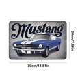 thumbnail image 2 of Placa de Metal Vintage de hierro, motores Mustang, pintura Rectangular, decoración de pared, 40x30cm, 2 of 9