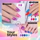 thumbnail image 4 of Set de esmaltes de uñas Beetles Quick Dry Glitter Neon, 12 colores, 4 of 8