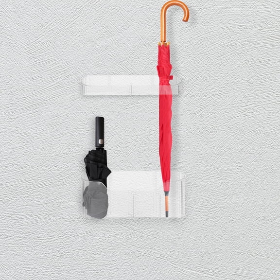 SEWCHICS Large Capacity Wall-Mounted Umbrella Storage Rack for Indoor Entryway, Organizer for Home and Office