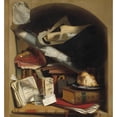 thumbnail image 2 of Charles Bird King 20x21 Black Ornate Framed Double Matted Museum Art Print Titled: Poor Artist's Cupboard (C. 1815), 2 of 5