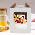thumbnail image 4 of FUEENIRVA White Detachable Paper Cake Box, and Portable Storage Container for Cakes and Desserts, 4 of 6