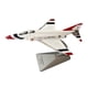 thumbnail image 1 of Modelo a escala 1/144, juguete de simulación, adorno de aleación, modelo de avión simulado para mueble de TV, estante, dormitorio, cafetería, blanco plateado, 1 of 9