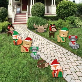 Set Of 4 Lighted Joy Peanuts And Snoopy Christmas Lawn Pathway