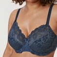 thumbnail image 4 of DELIMIRA Women's Plus Size Full Coverage Lace Underwire Unlined Bra Up to J, 4 of 4