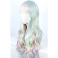 thumbnail image 4 of Peluca de cosplay Linfairy Long Wave Ombre Diamond para mujer, 4 of 8