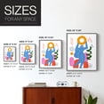 thumbnail image 4 of Matisse CDLVII in Gray Solid Wood Framed Print No Nail Hanging, 4 of 6
