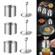 thumbnail image 2 of Stainless Steel Rice Mold Cold Dishes Moulds Tiramisu Molds Convenient Cake Shaping Tool Practical Food Rings Stamper, 2 of 5