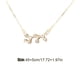 thumbnail image 3 of Collar de la amistad Minnieouse signo del zodiaco Ins Twelve con diamantes de imitación, 3 of 6