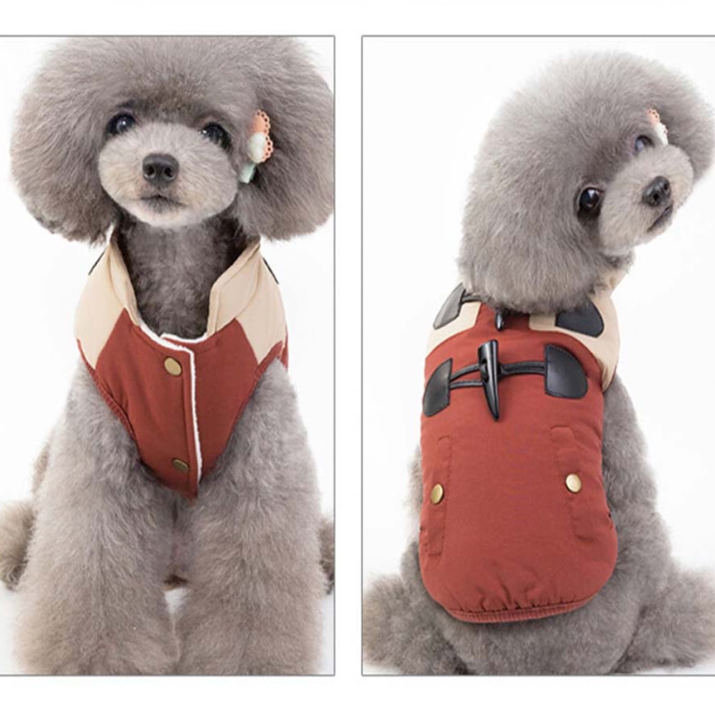 Kepooman Winter Warm Jacket for Dogs Puppy, Pet Comfortable Coat Pet Clothing for Small Medium Dogs, Caramel Color, 2XL Kepooman Winter Warm Jacket for Dogs Puppy, Pet Comfortable Coat Pet Clothing for Small Medium Dogs, Caramel Color, 2XL