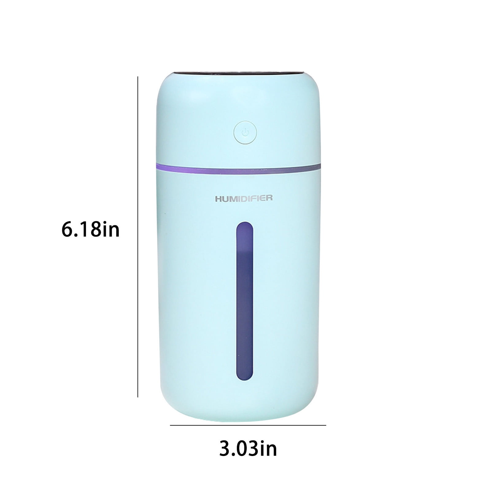 2026 Upgraded Car USB Humidifier, Wireless Aromatherapy Nebulizer with 300ml Tank, Long-Lasting Mist, Essential Oil Diffuser for Home, Office, Car Travel, Relaxing Mist, Portable and Stylish