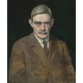 thumbnail image 2 of William Strang 12x14 Gold Ornate Wood Frame and Double Matted Museum Art Print Titled - Self Portrait (1917), 2 of 4