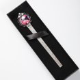 thumbnail image 4 of Flamingo Book Lovers' Delight: Vintage Silver Lace-Edged Bookmark – Book Accessories and Gift!, 4 of 5