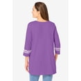 thumbnail image 3 of Woman Within Plus Size Embroidered Knit Tunic, 3 of 6