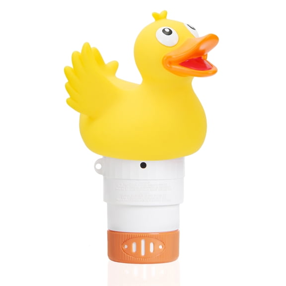 XY-WQ Duck Chlorine Floater for 1" Tab ONLY, Mini Floating Pool Chlorine Dispenser