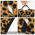 thumbnail image 6 of Black and Brown Leopard Print Teens Toddler Nap Mat with Pillow, Sleeping Mat Bag for Preschool Daycare 50"x20", 6 of 6