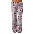 thumbnail image 2 of Hello Kitty Pajama Pants Sanrio Y2K Cartoon Couple Home Sleepwear Soft Kawaii Pants Autumn Halloween Pajamas Pant Matching Pajamas for Couples, 2 of 7