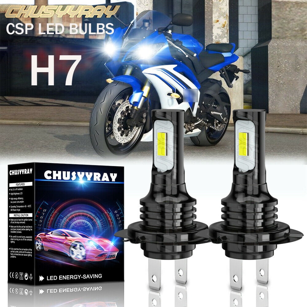 72W 8000LM LED Bulbs Car Headlamp Conversion Kits H7 | The Warehouse