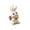 E, variant on HuiXinOu Small Easter Bunny Resin Figurine, Miniature Tabletop Ornament for Home Office Decor, Holiday Spring Decoration