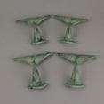 thumbnail image 5 of Zeckos Green Cast Iron Whale Tail Nautical Wall Décor Hooks Set of 4, 5 of 7