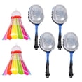 thumbnail image 3 of Miangastore Inflatable Badminton Rackets Aluminum Foil Decorative Balloons For Boys And Girls' Birthday, 3 of 8