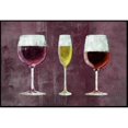 thumbnail image 1 of Carolines Treasures SB3073MAT Trois Verres de Vin Tapis Intérieur Ou Extérieur Violet, 1 of 4