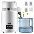 thumbnail image 1 of Water Distiller VEVOR 4L 0.3L/H 750W 0-99H Timing 304SS White, 1 of 9