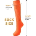 thumbnail image 3 of Slouchy Socks for Women Slouch Scrunch Knee High Boot Socks Soft Long Socks Cozy Crew Socks Leg Warmers, 3 of 6