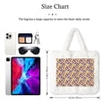 thumbnail image 3 of Cauagu Halloween Pumpkin Pattern Women's Plush Tote Bag,Soft Underarm Bag Ladies Fluffy Shoulder Bag Plush Handbag Women Furry Tote Bag for Autumn and Winter, 3 of 7