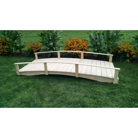 A and L Furniture Cedar Oriental Garden Bridge