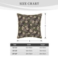 thumbnail image 2 of KLL Camouflage maple Decorative Throw Pillow Covers Velvet Soft for Couch Sofa Bedroom Living Room Outdoor (No pillow core)- 18"x18", 2 of 5