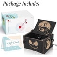 thumbnail image 6 of Halloween Music Box This is Halloween Wooden Engraved The Nightmare Before Christmas Hand cranked Mini Musical Box for Halloween Christmas Party Gift Home Decor, 6 of 7