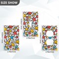 thumbnail image 7 of Yayeee Blank Wall Plate Cover 1-Gang 4.5"x2.7" Home Unused Decorative Outlet, Colorful Stars, 7 of 7
