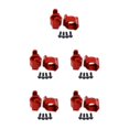 thumbnail image 2 of Wweixi Aluminum Alloy Caster Mounts For ECX 1/12 Rc RGT 136100 RC Car Today red 5Set, 2 of 6