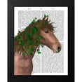 thumbnail image 2 of Fab Funky 12x14 Black Modern Framed Museum Art Print Titled - Horse Chestnut with Ivy, 2 of 5