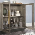 BELLEZE Furniture Buffet with Doors, Brixston Sideboard for
