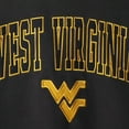 thumbnail image 4 of Men's Colosseum Charcoal West Virginia Mountaineers Arch & Logo Crew Neck Sweatshirt, 4 of 4