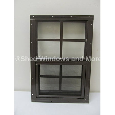 Chicken Coop Window 12 X 18 Playhouse Window Brown Flush