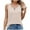 Beige, variant on lmcalzta Womens Summer Tank Tops Knit Cotton Sleeveless Pullover T Shirts Casual Loose Fitting Comfy Tees Fashion