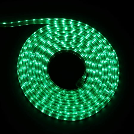 

DTLYH 16.4Ft LED Strip Lights 300 LEDs Outdoor Waterproof LED Rope Lights SMD5050 110V Flexible Tape Decorative Lighting for Patio Deck Garden Bedroom UL&ETL Certified (16.4FT Gree