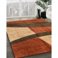thumbnail image 2 of Ahgly Company Indoor Square Abstract Red Abstract Area Rugs, 6' Square, 2 of 6
